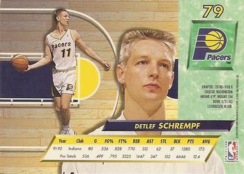 1992-93 Ultra #79 Detlef Schrempf Back