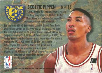 1992-93 Ultra - All-NBA #6 Scottie Pippen Back