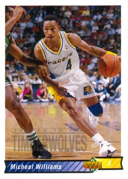 1992-93 Upper Deck #95 Micheal Williams Front