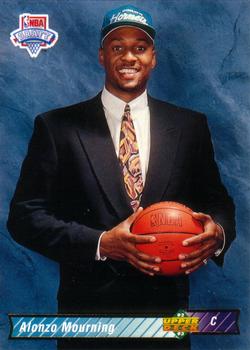 1992-93 Upper Deck #2 Alonzo Mourning Front