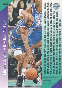1992-93 Upper Deck #425 Michael Jordan Back