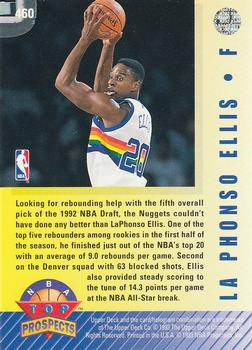 1992-93 Upper Deck #460 LaPhonso Ellis Back