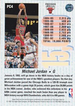1992-93 Upper Deck - 15000-Point Club #PC4 Michael Jordan Back
