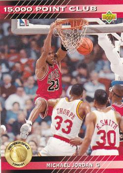 1992-93 Upper Deck - 15000-Point Club #PC4 Michael Jordan Front