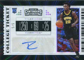 2019 Panini Contenders Draft Picks - Fame #103 Tyler Cook Front