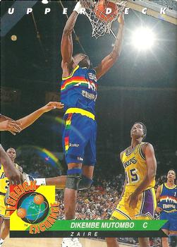 1992-93 Upper Deck - Foreign Exchange #FE5 Dikembe Mutombo Front