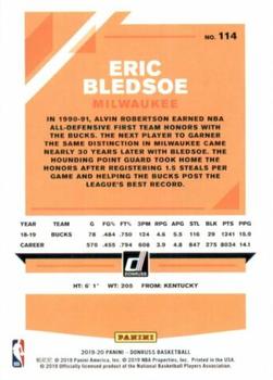 2019-20 Donruss #114 Eric Bledsoe Back