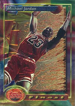 1993-94 Finest #1 Michael Jordan Front