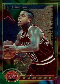 1993-94 Finest #62 B.J. Armstrong Front