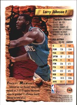 1993-94 Finest #162 Larry Johnson Back