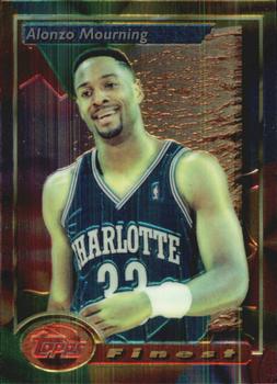 1993-94 Finest #201 Alonzo Mourning Front