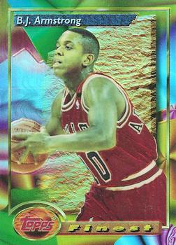 1993-94 Finest - Refractors #62 B.J. Armstrong Front