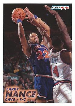 1993-94 Fleer #38 Larry Nance Front