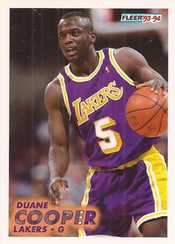 1993-94 Fleer #100 Duane Cooper Front