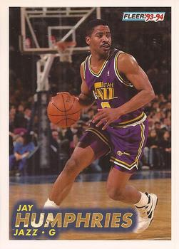 1993-94 Fleer #208 Jay Humphries Front