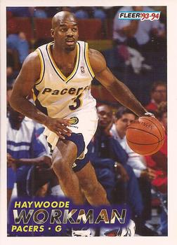1993-94 Fleer #304 Haywoode Workman Front