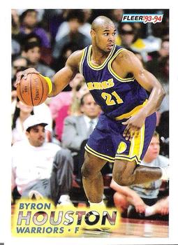 1993-94 Fleer #69 Byron Houston Front