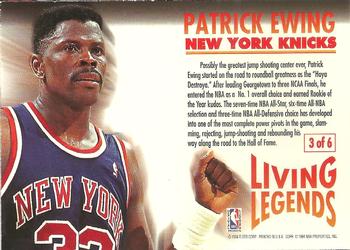 1993-94 Fleer - Living Legends #3 Patrick Ewing Back