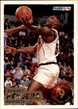 1993-94 Fleer - 1993 NBA Draft Lottery Pick Exchange #9 Rodney Rogers Front