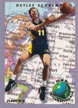 1993-94 Fleer - NBA Internationals #9 Detlef Schrempf Front