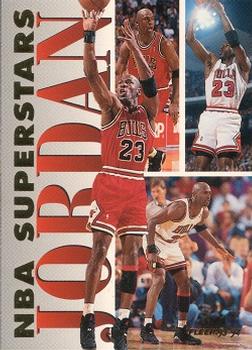 1993-94 Fleer - NBA Superstars #7 Michael Jordan Front