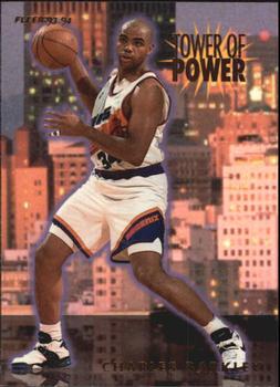 1993-94 Fleer - Towers of Power #1 Charles Barkley Front