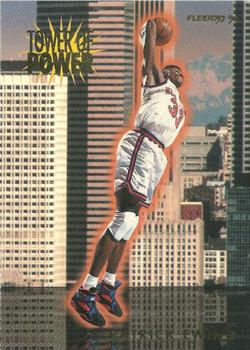 1993-94 Fleer - Towers of Power #7 Patrick Ewing Front