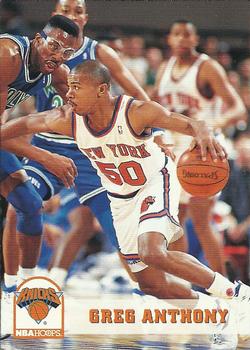1993-94 Hoops #143 Greg Anthony Front