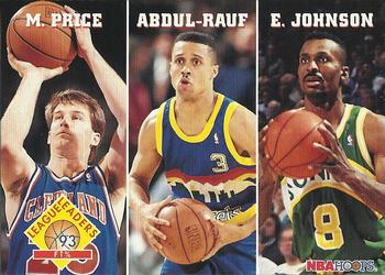 1993-94 Hoops #287 FT% (Mark Price / Mahmoud Abdul-Rauf / Eddie Johnson) Front