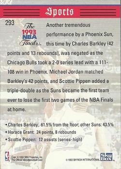 1993-94 Hoops #293 Scottie Pippen Back
