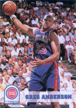 1993-94 Hoops #330 Greg Anderson Front