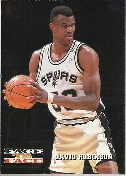 1993-94 Hoops - Face to Face #FTF1 Shaquille O'Neal / David Robinson Back