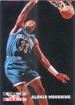 1993-94 Hoops - Face to Face #FTF2 Alonzo Mourning / Patrick Ewing Front