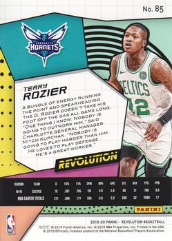 2019-20 Panini Revolution #85 Terry Rozier Back