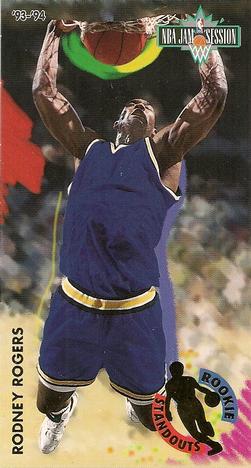 1993-94 Jam Session - Rookie Standouts #7 Rodney Rogers Front