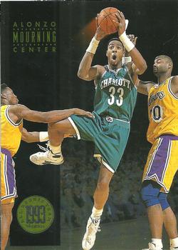 1993-94 SkyBox Premium - NBA All-Rookie Team #AR2 Alonzo Mourning Front