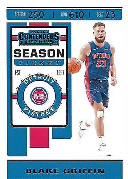 2019-20 Panini Contenders #10 Blake Griffin Front