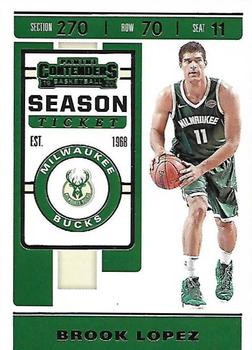 2019-20 Panini Contenders #13 Brook Lopez Front