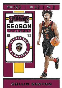 2019-20 Panini Contenders #19 Collin Sexton Front