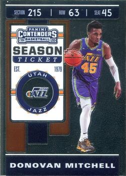 2019-20 Panini Contenders #31 Donovan Mitchell Front