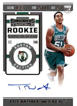 2019-20 Panini Contenders #145 Tremont Waters Front