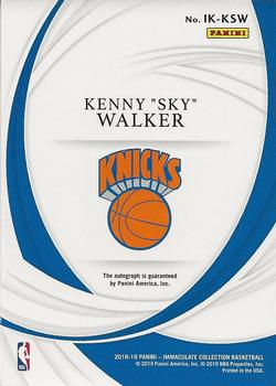 2018-19 Panini Immaculate Collection - Immaculate Ink Red #IK-KSW Kenny 
