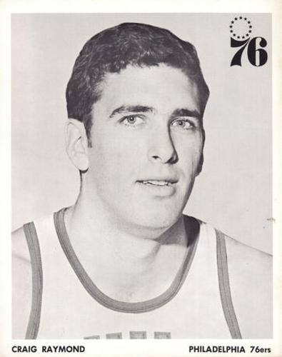 1968-69 Philadelphia 76ers #NNO Craig Raymond Front