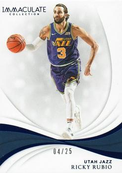 2018-19 Panini Immaculate Collection - Blue #6 Ricky Rubio Front