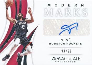 2018-19 Panini Immaculate Collection - Modern Marks #MM-NNE Nene Front