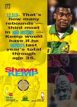 1993-94 Stadium Club #173 Shawn Kemp Back
