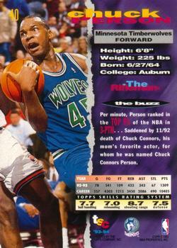 1993-94 Stadium Club - First Day Issue #40 Chuck Person Back