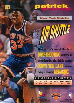 1993-94 Stadium Club - First Day Issue #189 Patrick Ewing Back