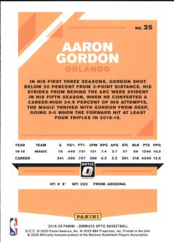 2019-20 Donruss Optic #25 Aaron Gordon Back