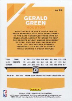 2019-20 Donruss Optic #88 Gerald Green Back